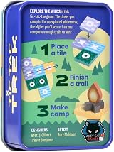 Alley Cat Games Tic Tac Trek Travel Tin 2 Player Board Game 8+ view 2
