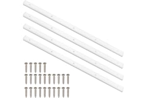 4PCS Crosscut Sled, Catcan Table Saw Sled Kit with Predrilled Holes and 25 Screws, 3/4" x 3/8" x 17" Miter Bars for Table Saw for T Tracks Woodworking, Router Table and Bandsaws (4)