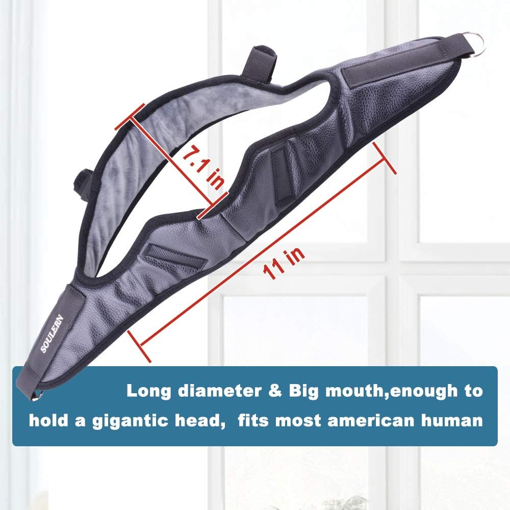 Cervical Traction Device Component Head Halter Replacement for Neck Pain Relief, Chin Cover for Door Frame Neck Traction Stretcher: Health & Personal Care