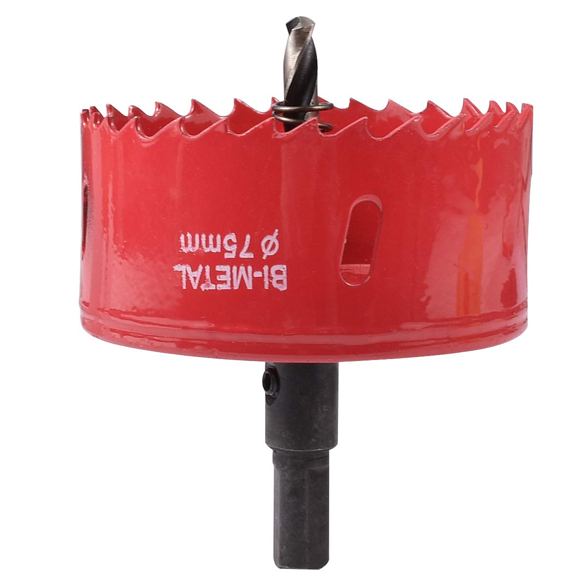 KATUR Bi-Metal Hole Saw Drill Bit 75mm, M42 HSS Hole Cutter Opener Set with Arbor for Metal, Wood, Plastic, Plywood, Pipe, Fiberboard