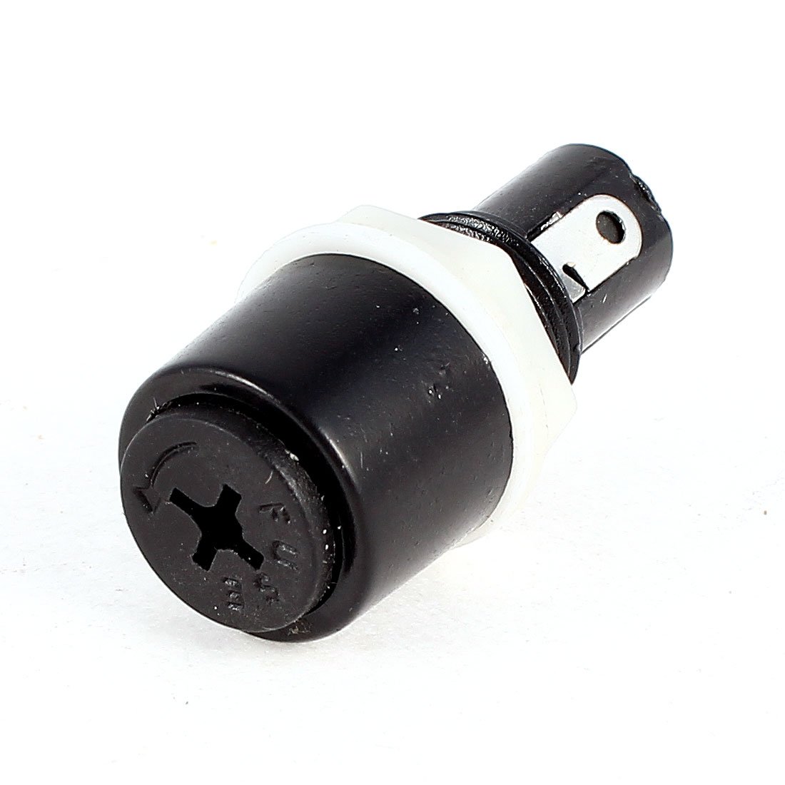 Sourcingmap Panel Mount Crosshead Screw Cap Lock Fuse Holder 250V 10A 5mmx20mm