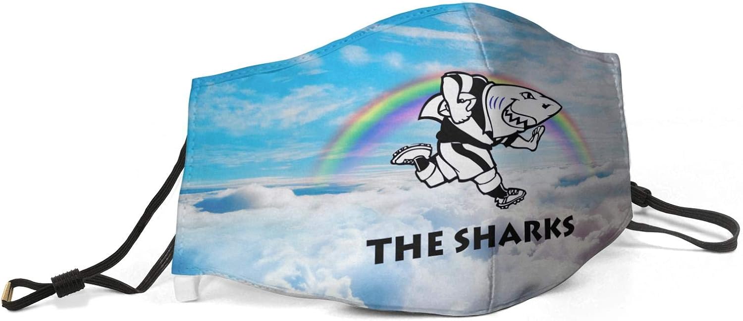 Unisex Dust Cover Adjustable Earloop Mouth-Muffle Summer Megalodon Shark Windproof Face Cover