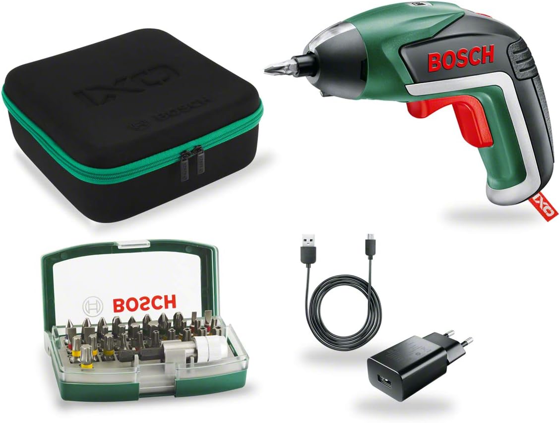 Bosch Home and Garden 06039A8079 IXO V + 32Piece Screwdriver bit Set BigaMart