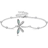 Bearded Dragon/Witches Knot/Mustard Seed/Dragonfly/Lighthouse/Fish Hook/Peace Sign/Faith Bracelet/Forget Me Not/Clarinet Bracelet For Women 925 Sterling Silver Jewelry Gifts For Women