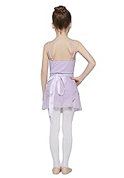 MdnMd Ballet Dance Chiffon Layered Adjustable Skirt