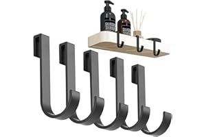 S Hooks for Hanging Heavy Duty Space Aluminum J Hooks for Kitchen Shelves 5-Pack Tools & Home Organization S for Hanging Hook