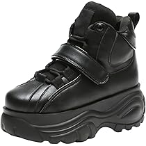 国内で当店のみ 1807 - Chunky Gothic Lace Up Sneakers Amazon.com | ANUFER Women's Goth Punk High Top Platform