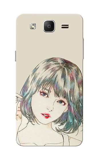 Caseria Anime Girl With Short Hair Slim Fit Hard Case Amazon In
