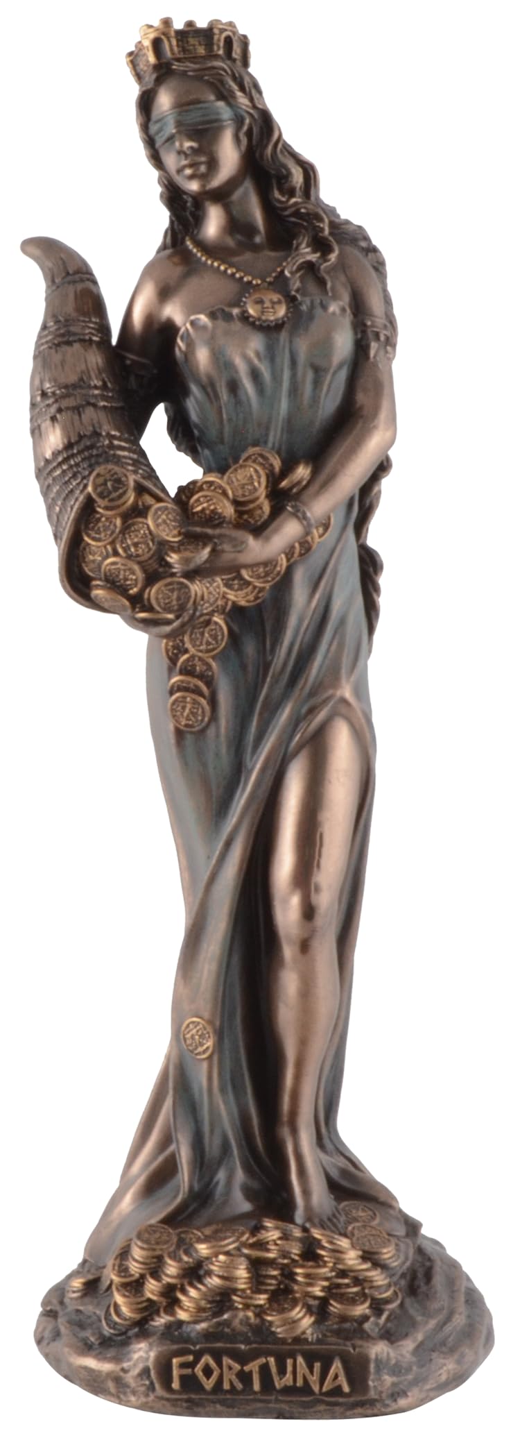 VOGLER Joh. Vogler GmbH Fortuna Roman Goddess of Happiness Bronzed