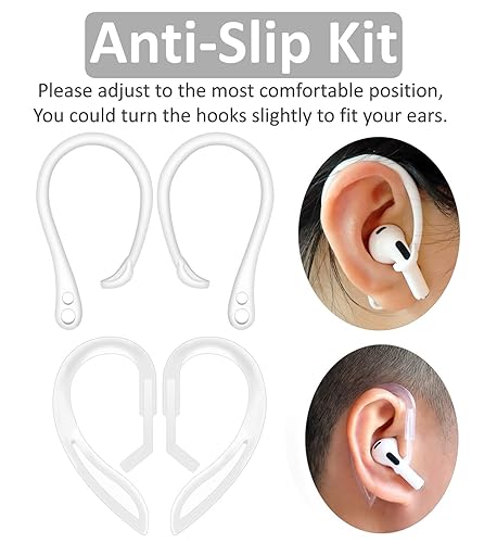 Anti Slip Airpods Sport Hooks Pairs Ear Hooks Compatible With