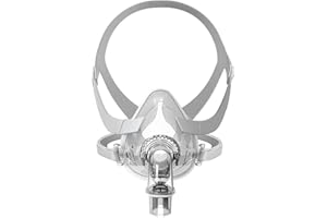 MABODYSK Full Face CPAP Mask,CPAP Mask,Universal CPAP Supplies with Headgear,Elbow and Cushion,CPAP Nasal Mask Suitable for Most Models of Machines(L)