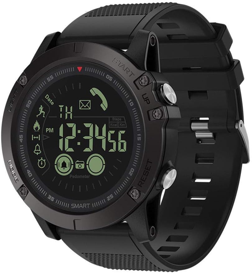T1 Tact Smart Watches, Military Grade Super Tough SportWatch Bluetooth Trackers Smart Watch with Pedometer for Men Women Compatible with Android iOS Phones