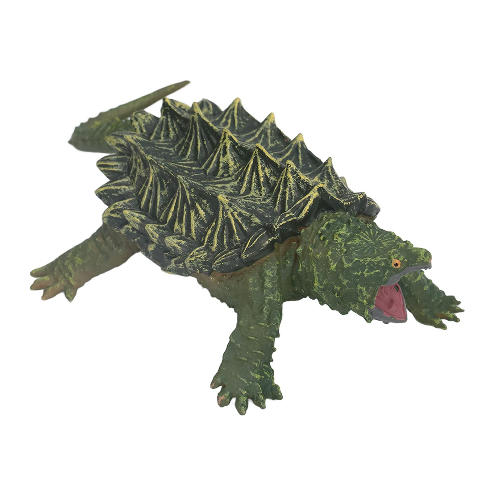 Snapping Tortoise Model, Simulation of Amphibians and Reptiles, Static Ornaments Quasi-water Turtle Model Toy (Snatching Turtle 121g)