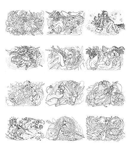8400 Coloring Book Puzzles And Dragons HD