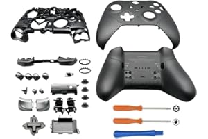 Hzxkqmil Replacement Housing Shell Kit for Xbox Elite Series 2 Controller, Full Shell Case Cover Set Faceplates Middle Frame ABXY LT RT Buttons LB RB Bumper Accessories Tools