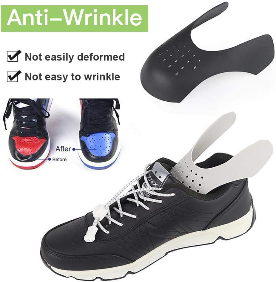2 Pairs Anti-Wrinkle Shoe Crease Protector Against Shoe Creases,Toe Box Crease Protectors Prevent Sports Shoes Crease for Men's 7-12/ Women's 5-8: Health & Personal Care