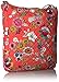 Vera Bradley Women's Cotton Triple Zip Hipster Crossbody Purse, Coral Floral, One Size