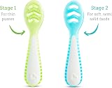 Munchkin Gentle Dip Multistage First Spoons 3 Pack Blue Green 4+ Months view 2