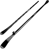 2PCS Tire Bar, 34645 Tire Mount and Demount Iron 37In, 3/4 in | 33220 Mt and Demount Spoon 30 in, 11/16 in, Tire Irons Heavy Duty Used for Off-Road Vehicle, Bus, Cars, Tractor Tubeless Truck Tires…