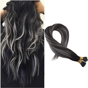 Amazon Com Moresoo I Tip Hair Extensions 22 Inch 50strands Pack