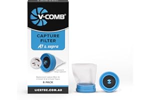 Licetec V-Comb A1/ Supra, Capture Filters, 6 Pack