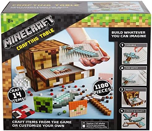 Amazon Co Jp Minecraft Crafting Table マインクラフト クラフティングテーブル ピクセルセット 並行輸入品 ホーム キッチン