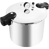 Pressure Cooker, 23 Qt Thickened Explosion-Proof Pressure Canner, Explosion-Proof Cookware, Rotating Lock/Unlock Lid, Anti-Scald Handle, for Apartment, Camping, Motor Homes, and Backpacking