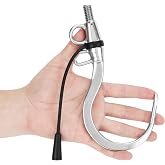 SANLIKE SUS304 Stainless Giant Saltwater Fishing Gaff Spear Hook | Anti-rust steel, 1/2‑12 BSW thread, sharp curved tip with silicone safety cap