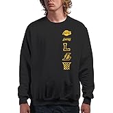 Junk Food NBA - Stacked Logo - Officially Licensed Adult Pullover Fleece Crew Neck for Men and Women