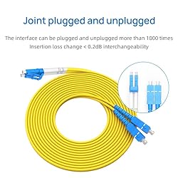 LR-LINK SC to LC Fiber Patch Cable,1G/10GB Single