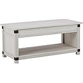 Amazon.com: Signature Design by Ashley Fregine Farmhouse Rectangular ...