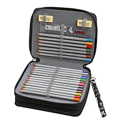 Lbxgap Portable Colored 124 Slots Pencil case