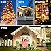 Ankway Solar String Lights Upgraded 100LED 4 Pack Solar Fairy Lights IP65 Waterproof 72ft Copper Wire Lights for Valentines Outdoor Home Bedroom Window Decor, Warm White