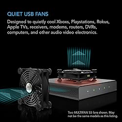 AC Infinity MULTIFAN S5, Quiet Dual 80mm USB