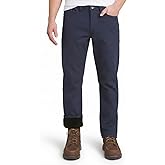 Weatherproof Vintage Fleece Lined Pants Men's - Regular Fit | Soft & Warm, Cold Weather Insulated Canvas Winter Pants for Men