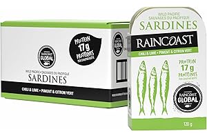 Raincoast Trading Chili & Lime Sardines (Case of 12 cans)