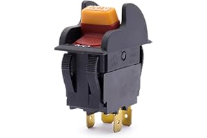 Heavy Duty 4 Pin Operated Push Button Switches 125V/250VAC PVC Switches Push Button For Industrial Use Workshop Equipment