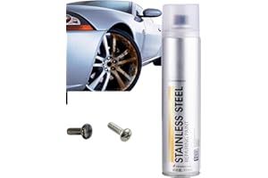 VJPPII 350 ML Chrome Spray Paint,Chrome Spray Paint for Metal,Silver Spray Paint,Chrome Paint for Metal,Chrome Paint,Chrome Spray Paint for Car Wheels,Stainless Steel,Plastic,Appliances (1PC)