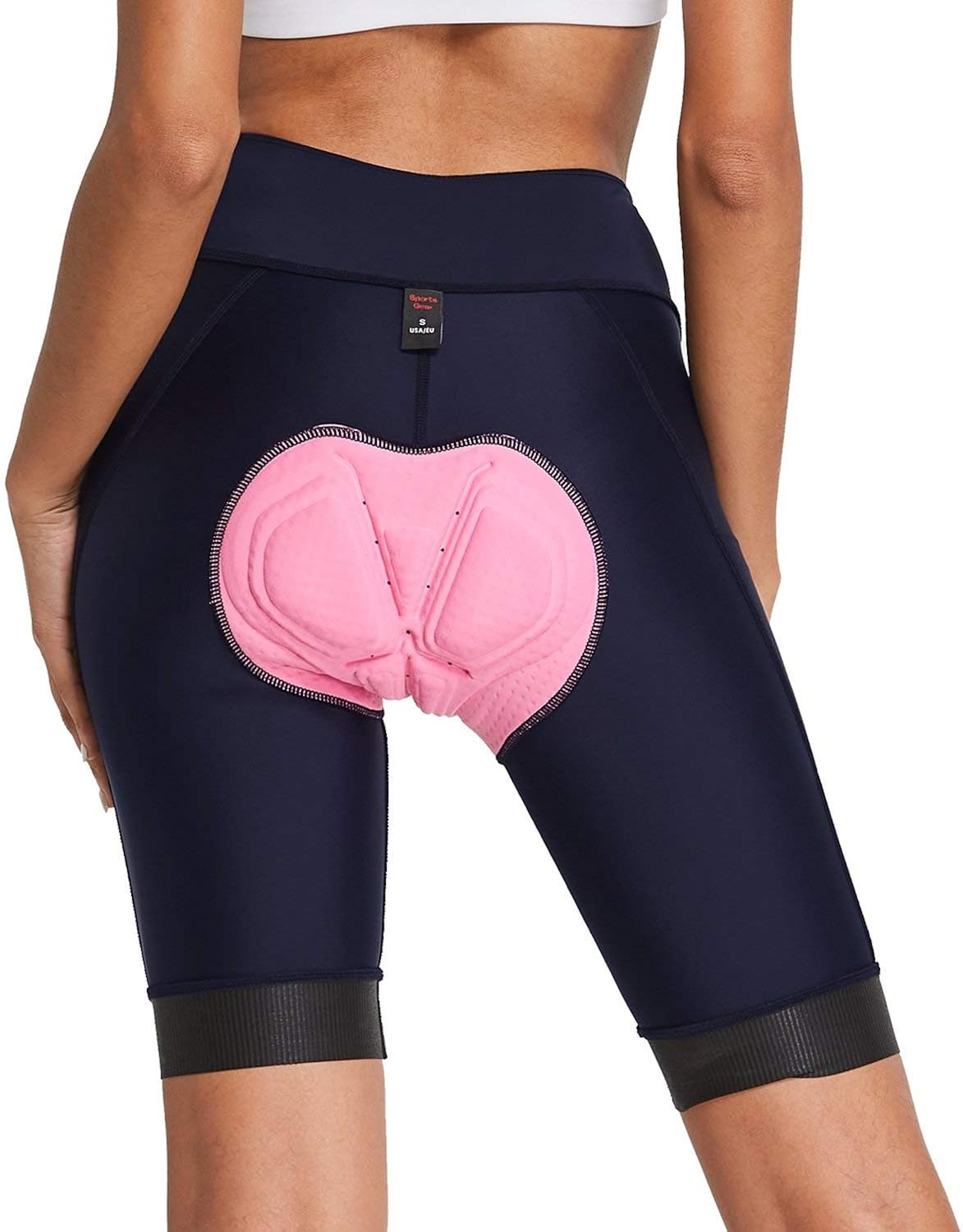 Willit Womens Bike Shorts 3D Padded Cycling Bicycle Shorts Pockets Quick Dry Lightweight Pockets 8": Clothing