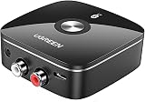 UGREEN Bluetooth 5.1 Audio Receiver Dual 3.5mm RCA AptX HD Noise Canceling