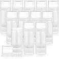 Mirrline 12 Pcs 60ml/2oz Empty Deodorant Containers Twist Up Plastic Deodorant Holder Tube for Lipstick Crayon Chapstick Sunscreen Bar - Translucent