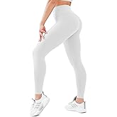 Cheerace High Waist Leggings for Women - Opaque, Soft Tummy Control Athletic Pants for Yoga, Running, Workout and Gym
