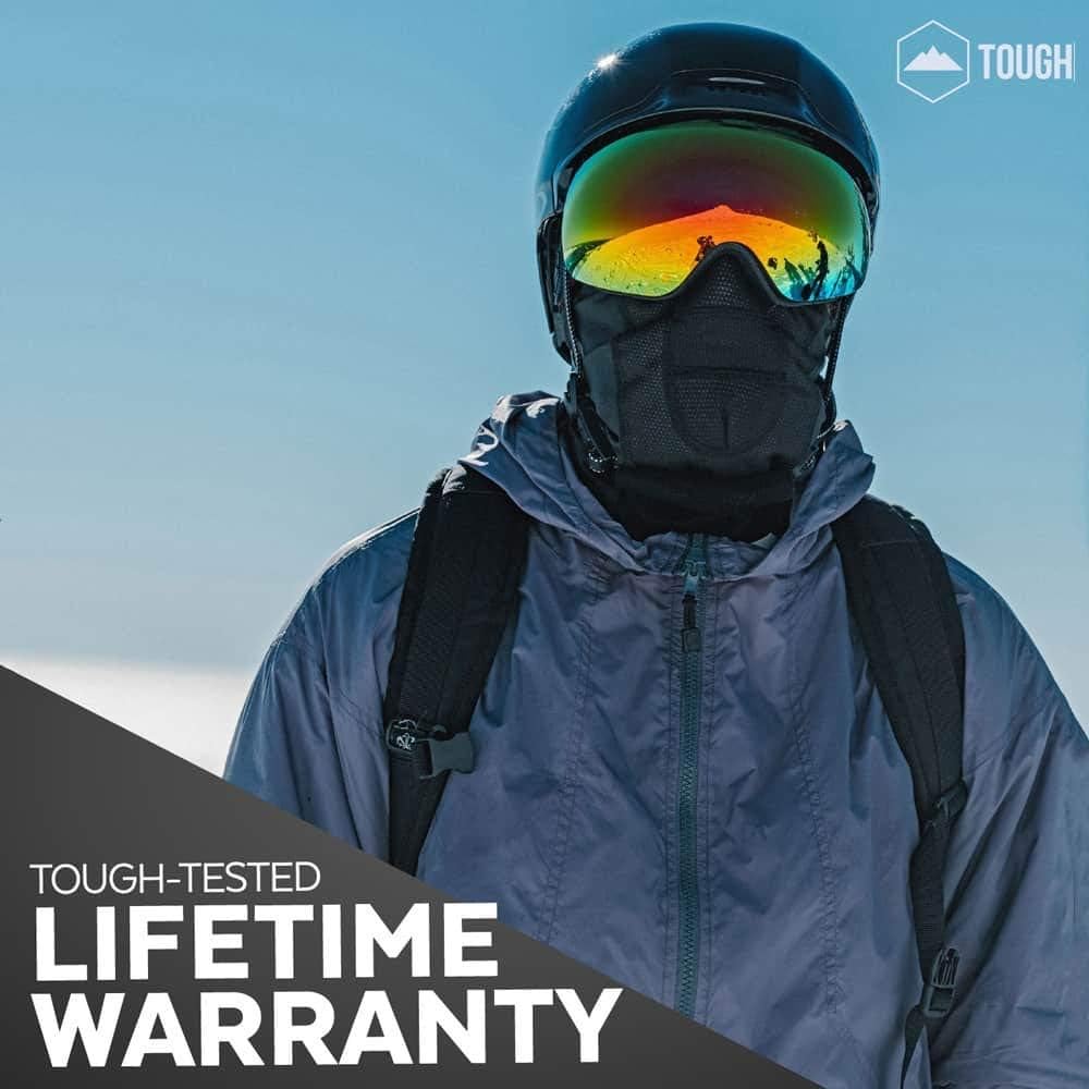 Balaclava Ski Mask - Winter Face Mask for Men & Women - Cold Weather Gear for Skiing, Snowboarding & Motorcycle Riding Black: Automotive