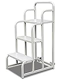 3 Step Stairs with Wheels, Industrial & Warehouse