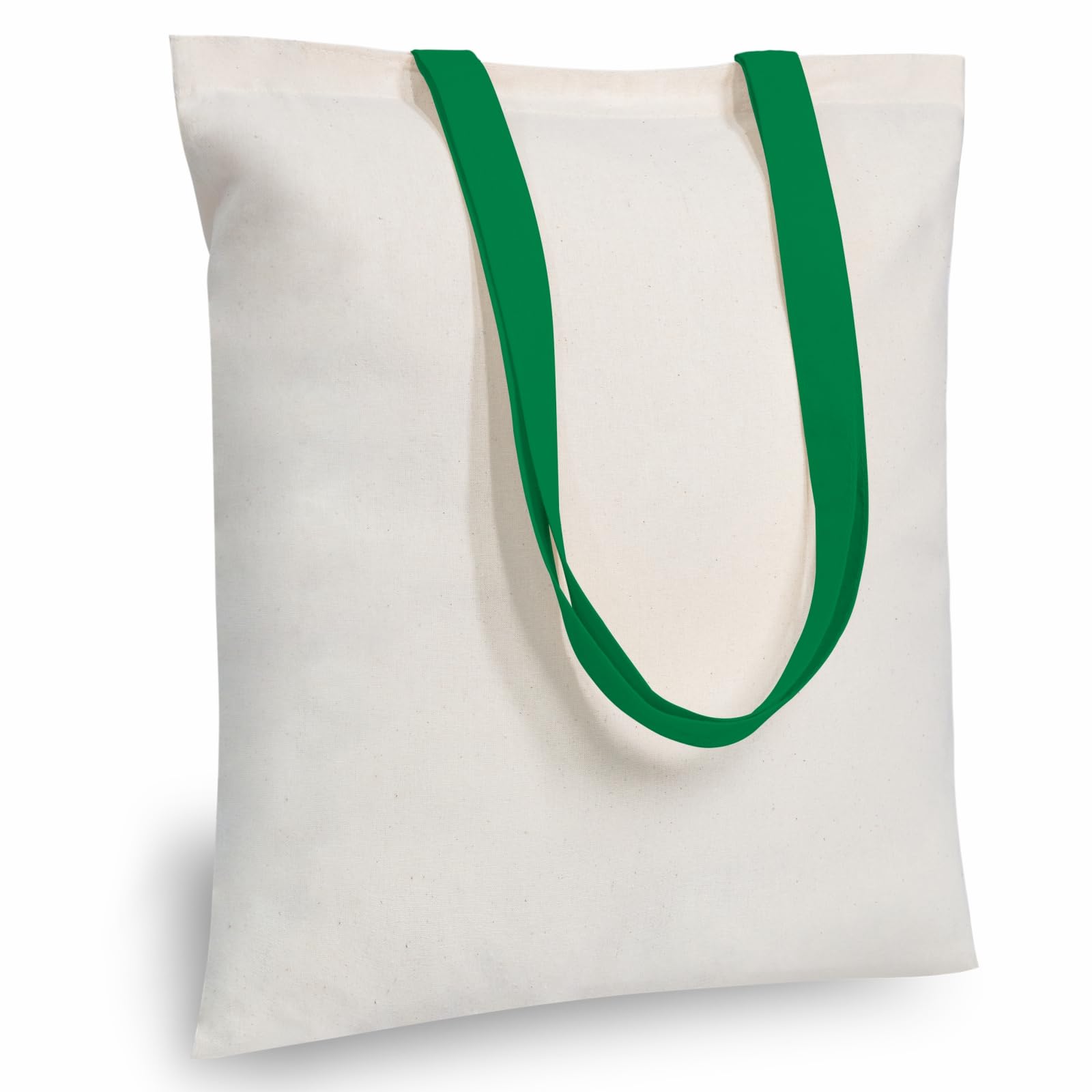 Photo 1 of TOPDesign 24-Pack Economical 16"x15" Cotton Tote Bag, Lightweight Medium Reusable Grocery Shopping Cloth Bags, Suitable for DIY, Advertising, Promotion, Gift, Activity