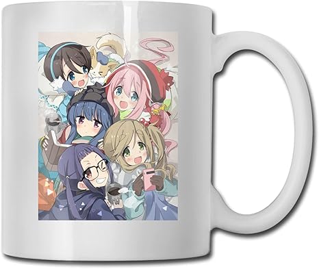 Amazon Co Jp ゆるキャン 5 コーヒーカップ 大容量マグ 330ml 陶器製 ティーカップ かわいい おしゃれ デザイン 創意コップ 耐熱 繰り返し使用可能 仕事用 贈り物 ギフト 男女兼用 多様な種 ホーム キッチン