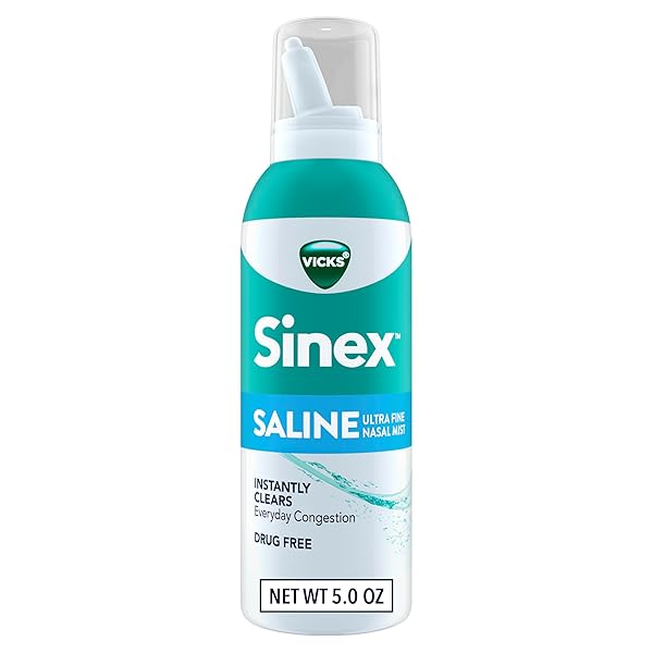 VICKS SINEX SALINE NASAL SPRAY, DRUG FREE ULTRA...
