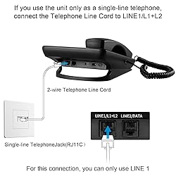 Ornin 2-Line Corded Telephone Systems for Small