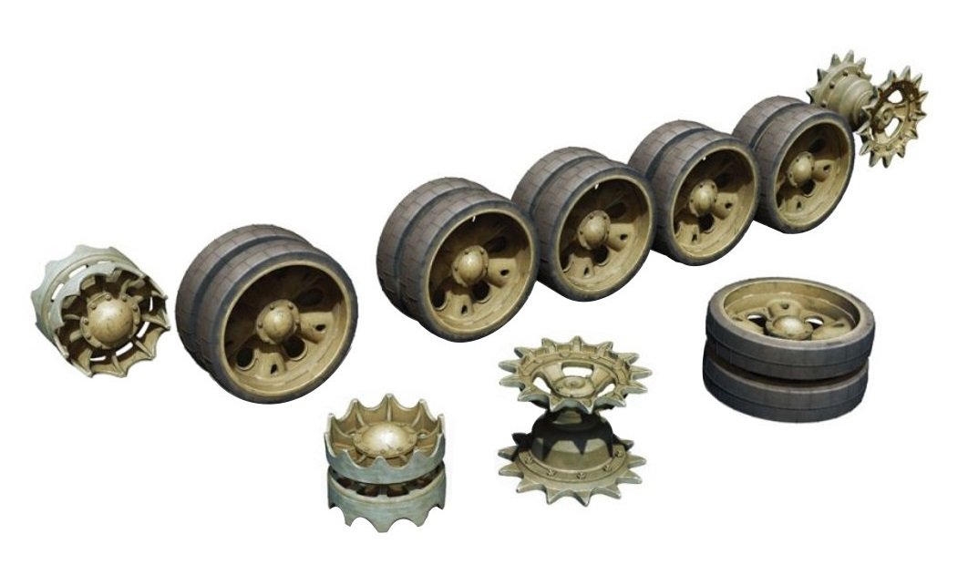 Miniart 1:35 - T-54/T-55 Early Wheels Set