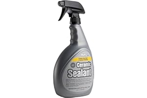 Flitz Ceramic Sealant - 32oz Bottle of USA-Made Ceramic Coating for Cars, Boats, Glass - Repels Water, Polishes, and Protects for 1 Year - Protection Car Spray Made for All Metals, Fiberglass